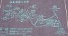 Map of Songshan features, Shaolin Temple, Songshan, Henan province